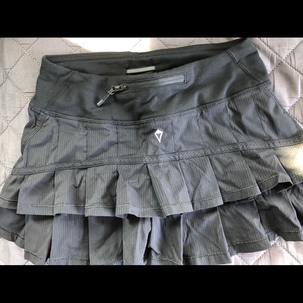 Ivivva Black tennis skirt